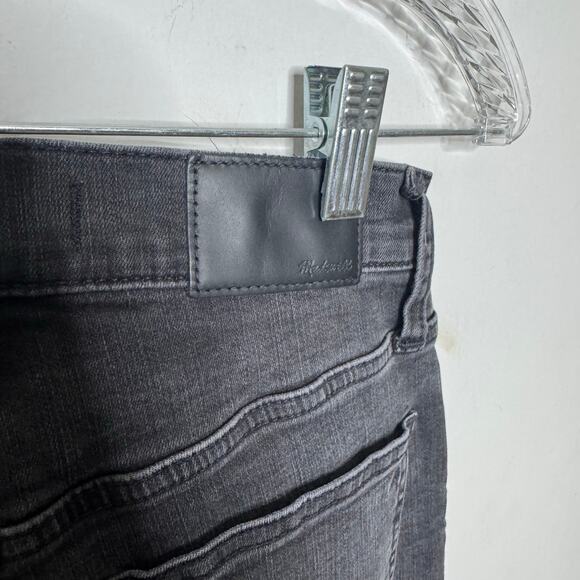 Madewell Women’s 25 Cali Demi Boot Jeans Black Button Fly High Rise Stretch - Picture 4 of 13